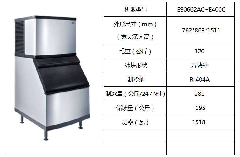 惠致組合式制冰機(jī)ES0662AC