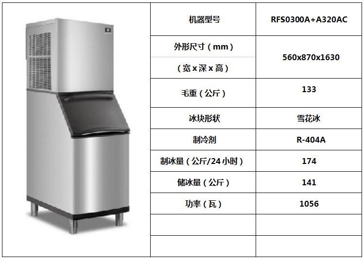 萬(wàn)利多雪花機(jī)RFS0300A